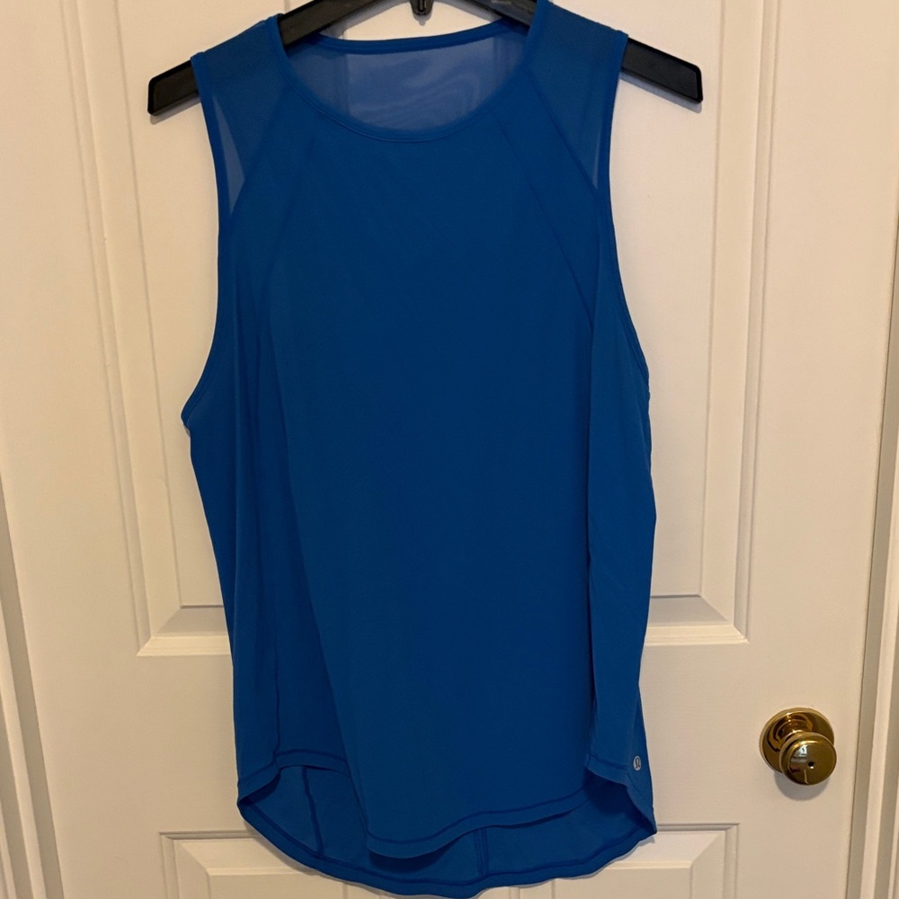 lululemon athletica Vibrant Blue Tank Top